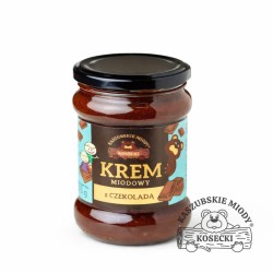 Krem miodowy z czekoladą 375g