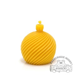 Świeczka "Zakręcona bombka"