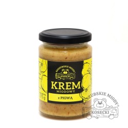 Krem miodowy z pigwą 375g