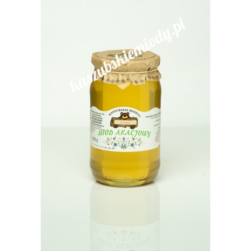 Miód akacjowy 1000 g (Pakowanie Prezentowe: Nie)