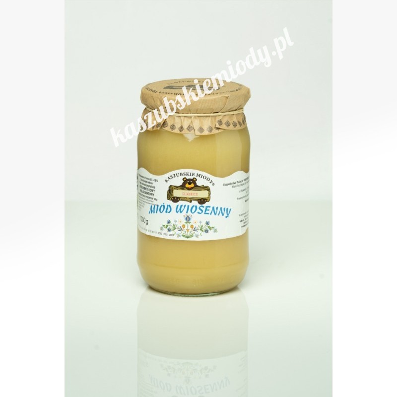 Miód wiosenny 1000g (Pakowanie Prezentowe: Nie)