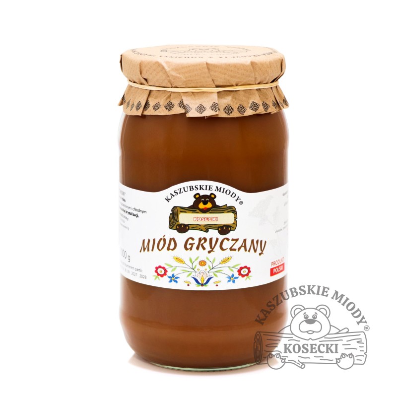 Miód gryczany 1000 g (Pakowanie Prezentowe: Nie)