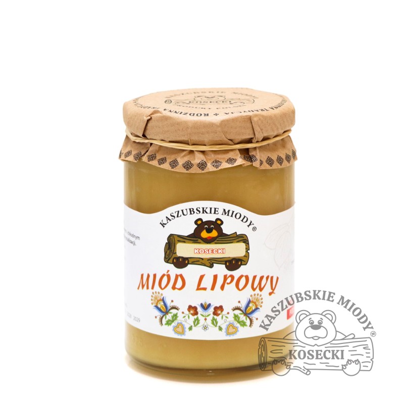Miód lipowy 375 g (Pakowanie Prezentowe: Nie)