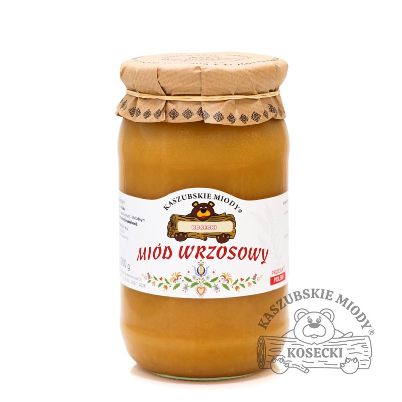 Miód wrzosowy 1000 g (Pakowanie Prezentowe: Nie)