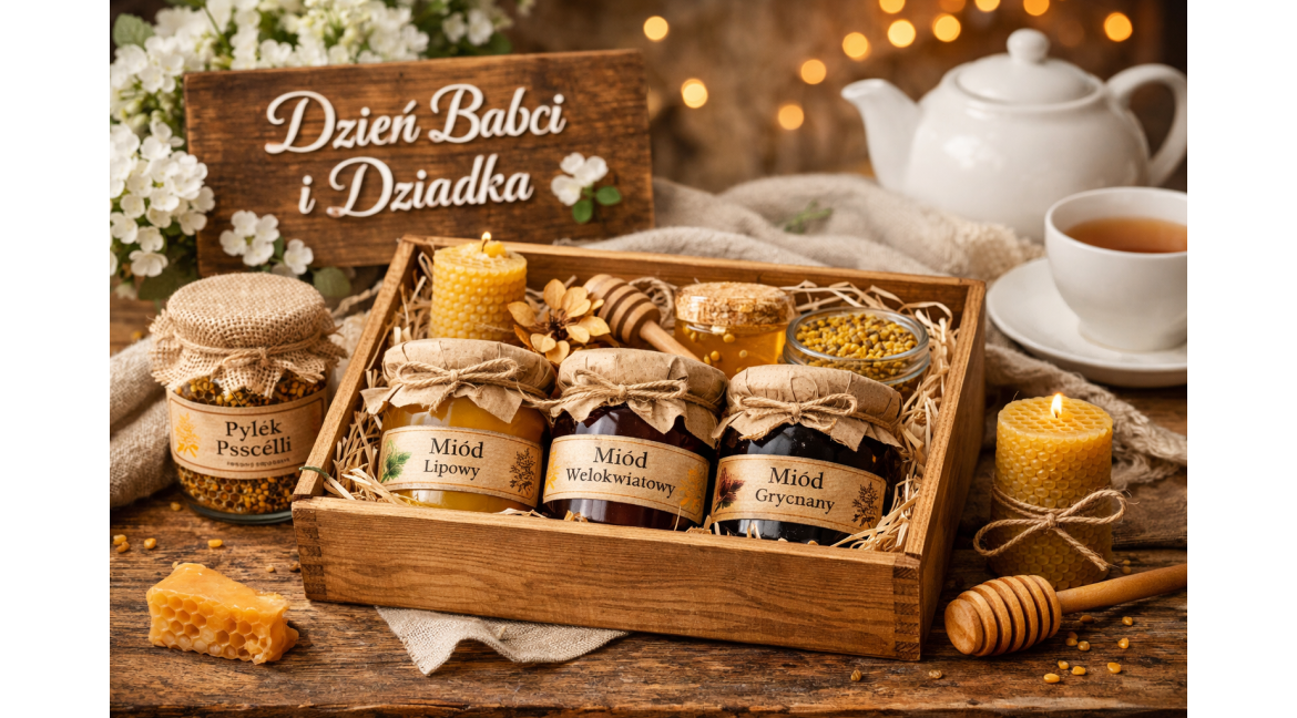 Miód na Dzień Babci i Dziadka – prezent, który ma prawdziwą wartość