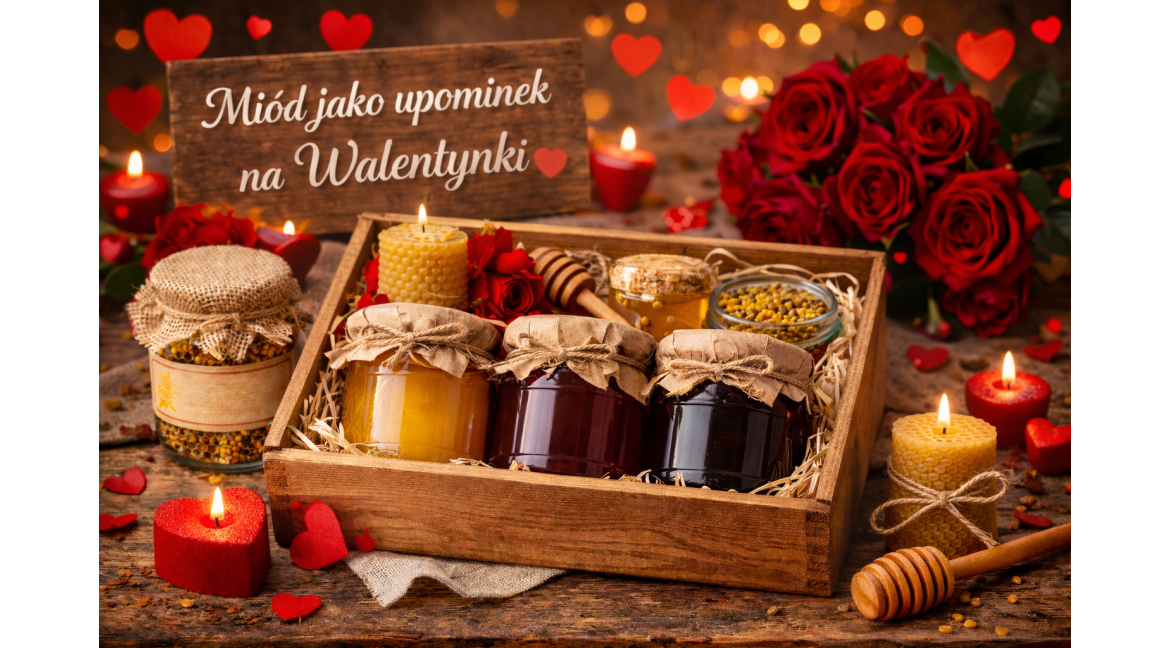 Czy miód to dobry upominek i prezent na Walentynki?